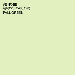 #E1F0BE - Fall Green Color Image